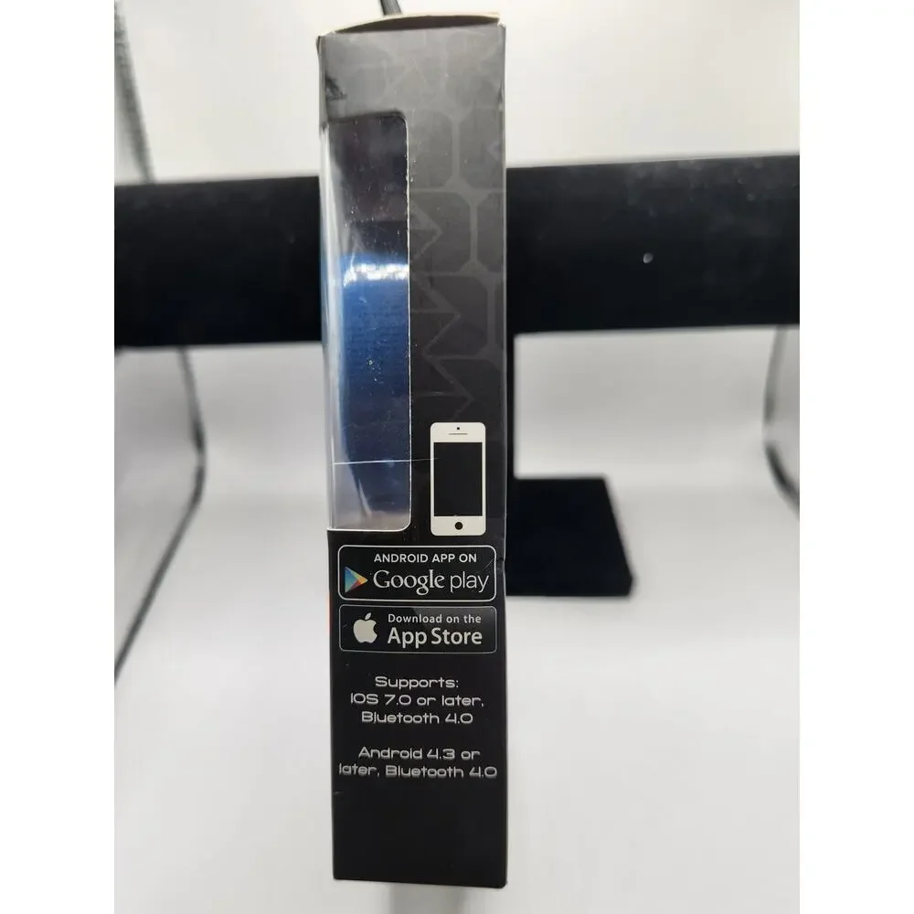RBX TR002 Activity Tracker Watch Blue Bluetooth New